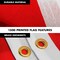 G128 Combo Pack: 6 Feet Tangle Free Spinning Flagpole (Silver) Albania Flag 3x5 ft Printed 150D Brass Grommets (Flag Included) Aluminum Flag Pole